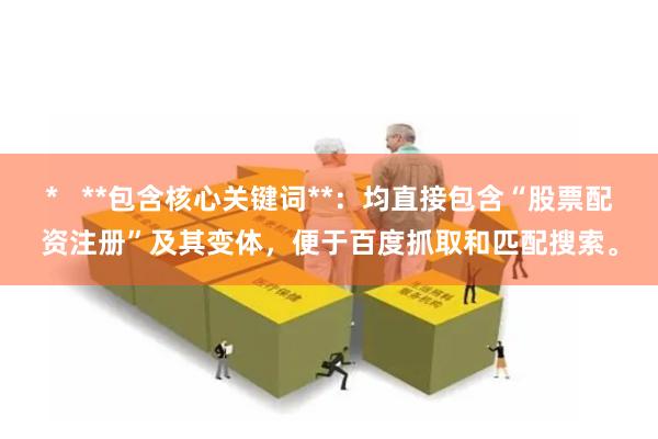 *   **包含核心关键词**：均直接包含“股票配资注册”及其变体，便于百度抓取和匹配搜索。